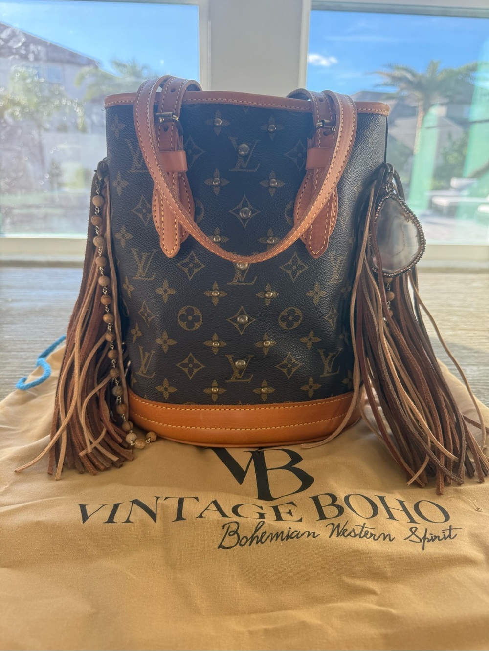 Vintage Boho Petite French Tote